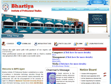 Tablet Screenshot of bipsujjain.com